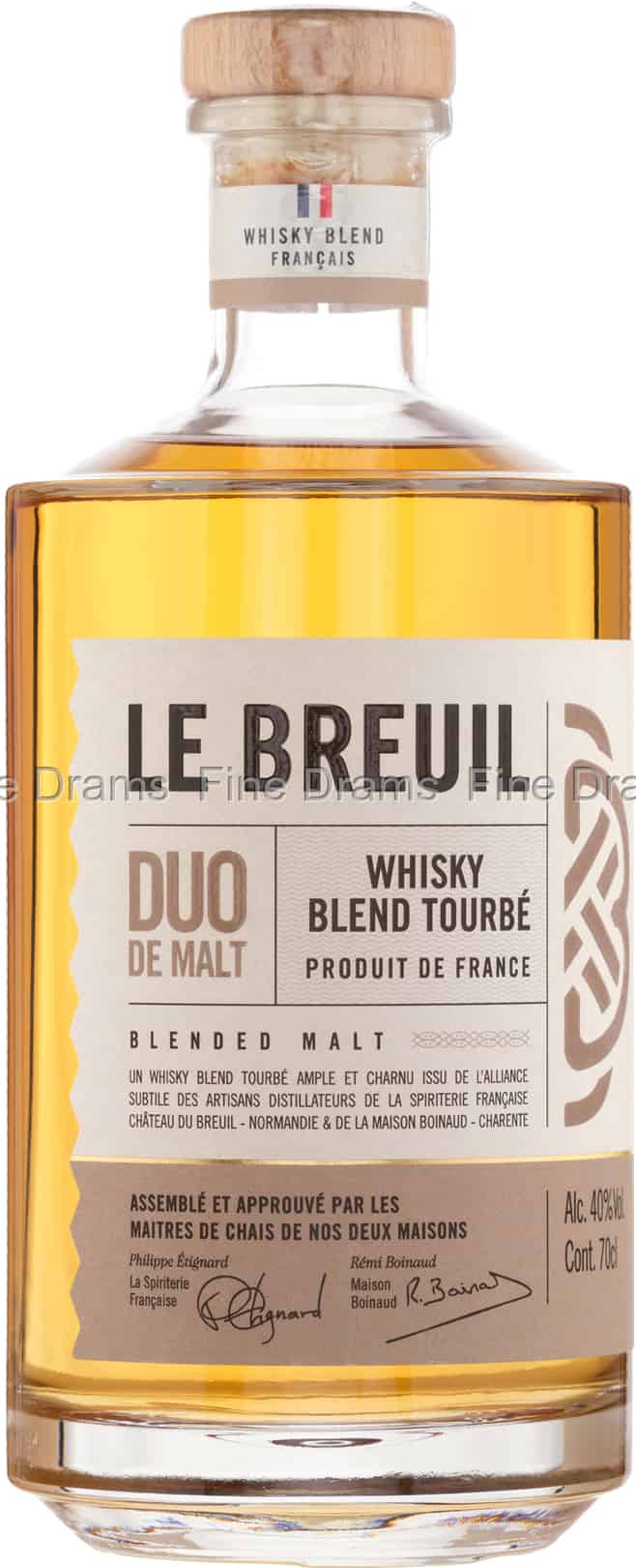 Le Breuil Duo De Malt Whisky Blend Tourb 70 cl 40