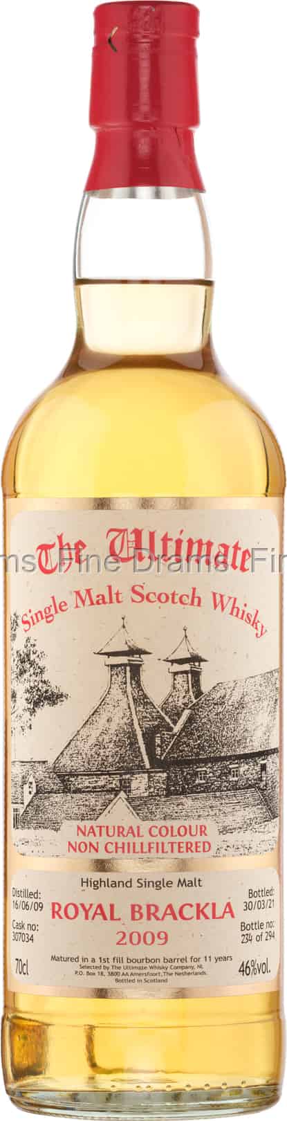 Royal Brackla 11 Year Old 2009 Cask 307034 The Ultimate Whisky Company 70 cl 46