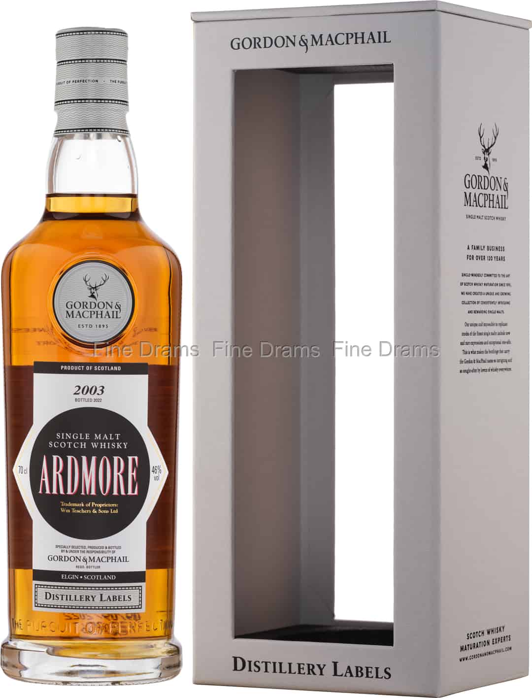 Ardmore 2003 Bottled 2022 Distillery Labels Gordon MacPhail 70 cl 46