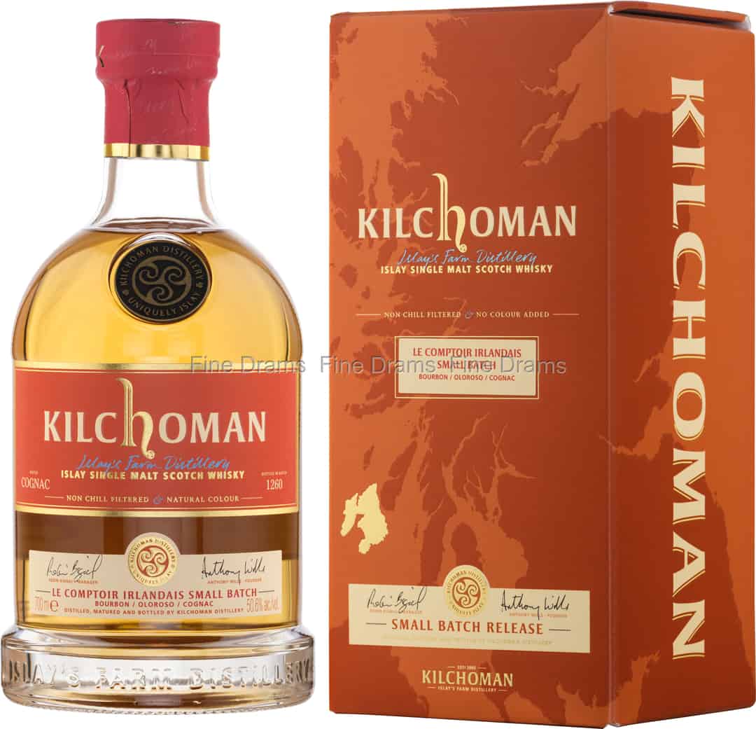 Kilchoman Small Batch Bourbon Oloroso Cognac 70 cl 506