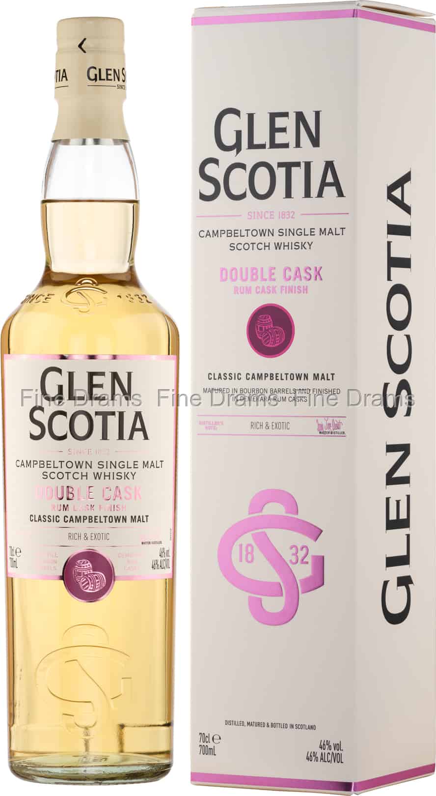 Glen Scotia Double Cask Rum Cask Finish 70 cl 46