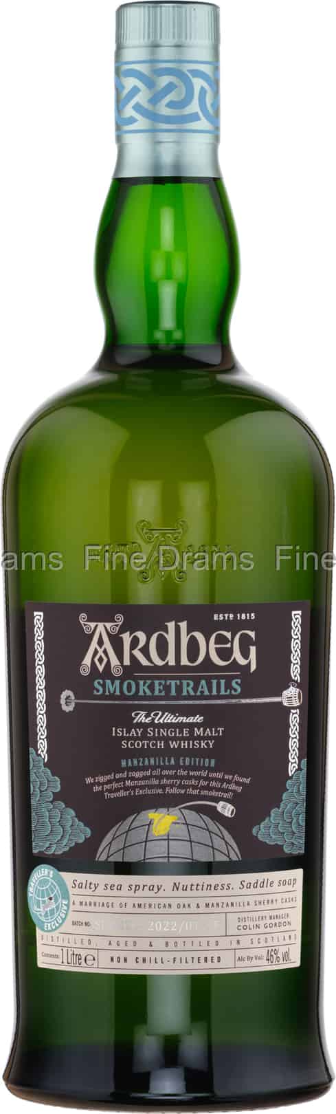 Ardbeg Smoketrails Manzanilla Edition 1 Liter 100 cl 46