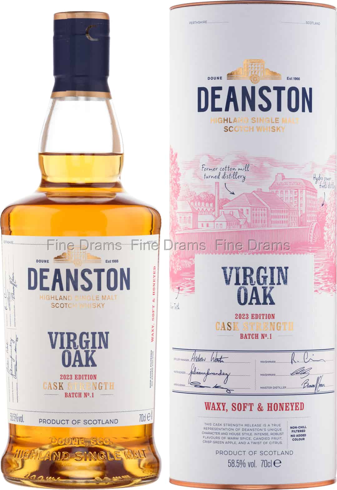 Deanston Virgin Oak Cask Strength Batch 1 70 cl 585