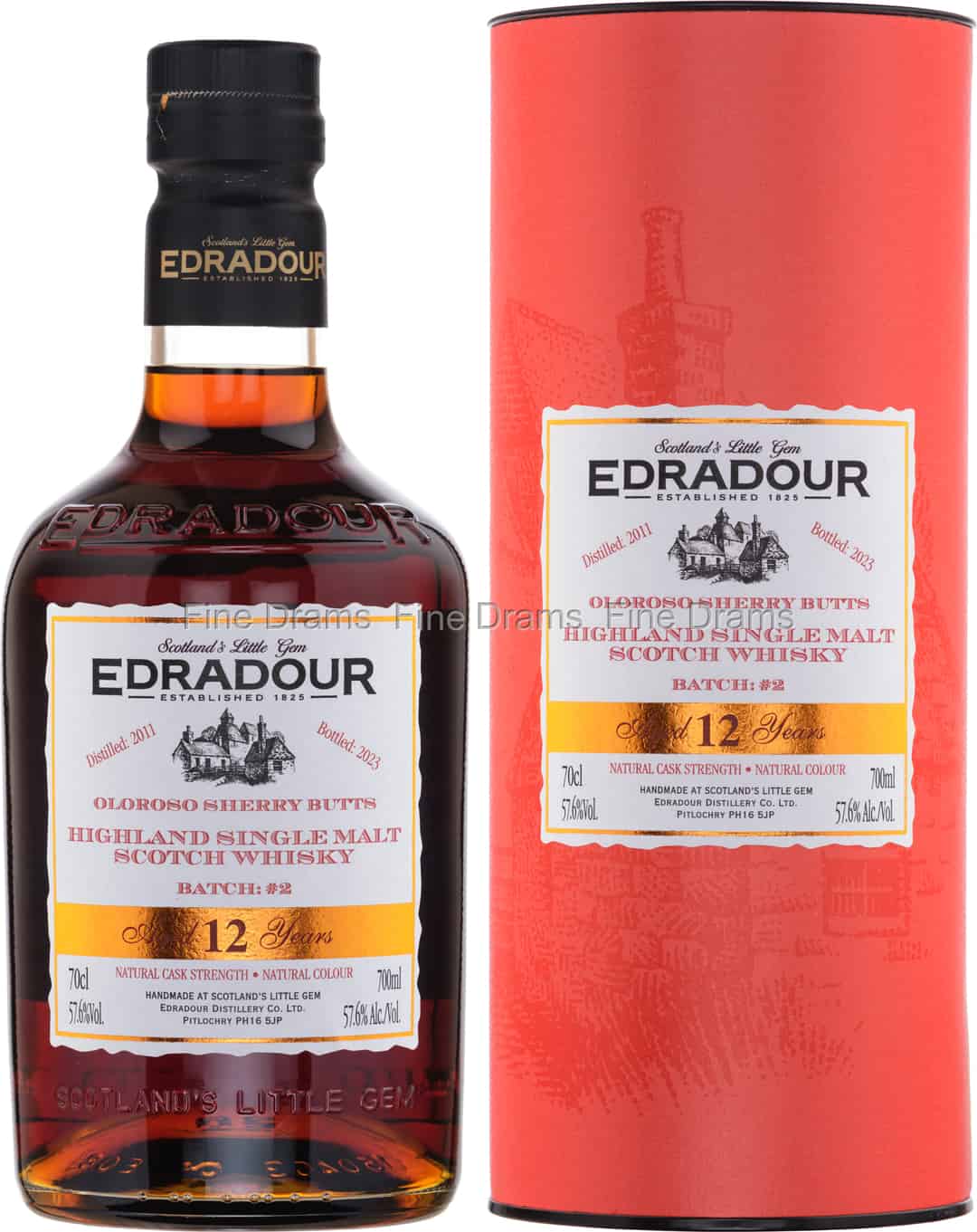 Edradour 12 Year Old 2011 Cask Strength Batch 2 70 cl 576