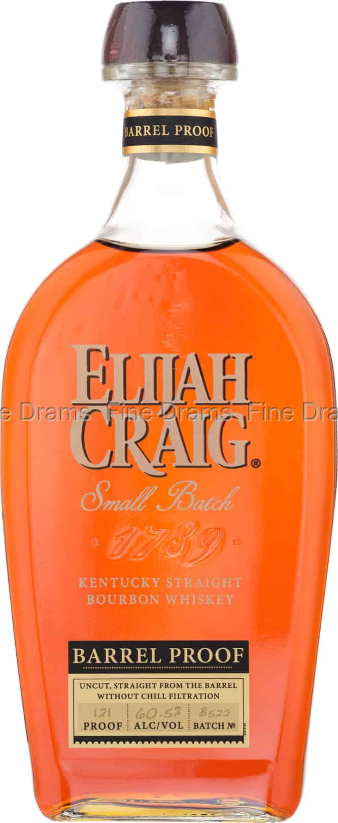 Elijah Craig 12 Year Old Barrel Proof Batch B522 70 cl 605
