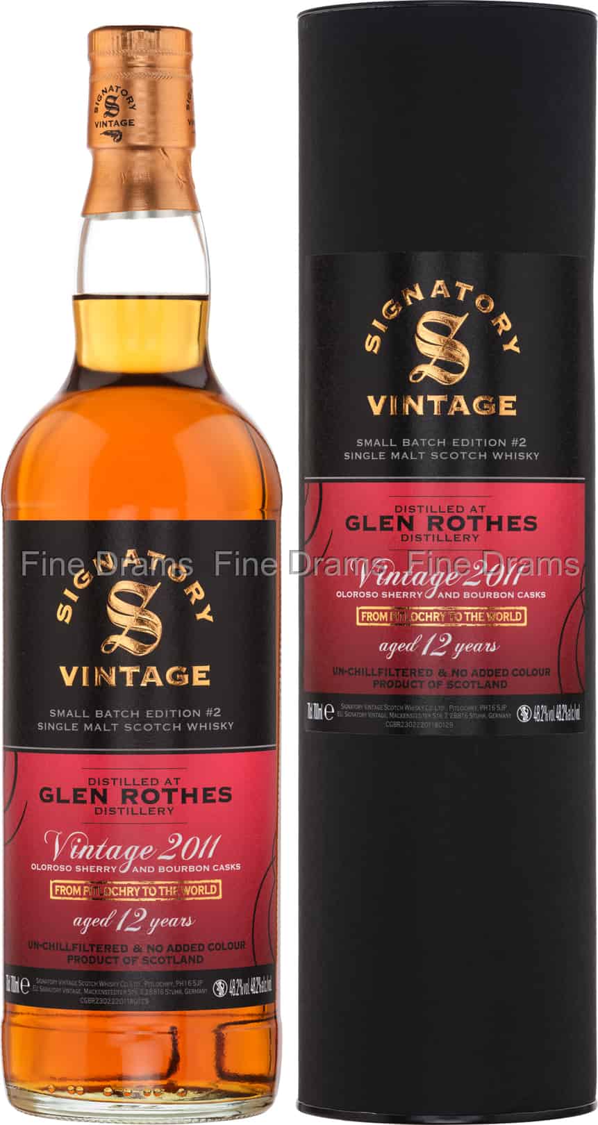 Glenrothes 12 Year Old 2011 Small Batch Edition 2 Signatory Vintage 70 cl 482