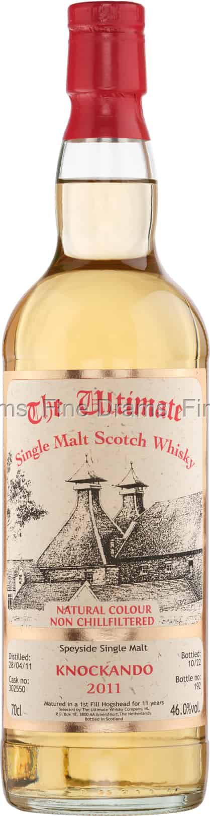 Knockando 11 Year Old 2011 Cask 302550 The Ultimate Whisky Company 70 cl 46