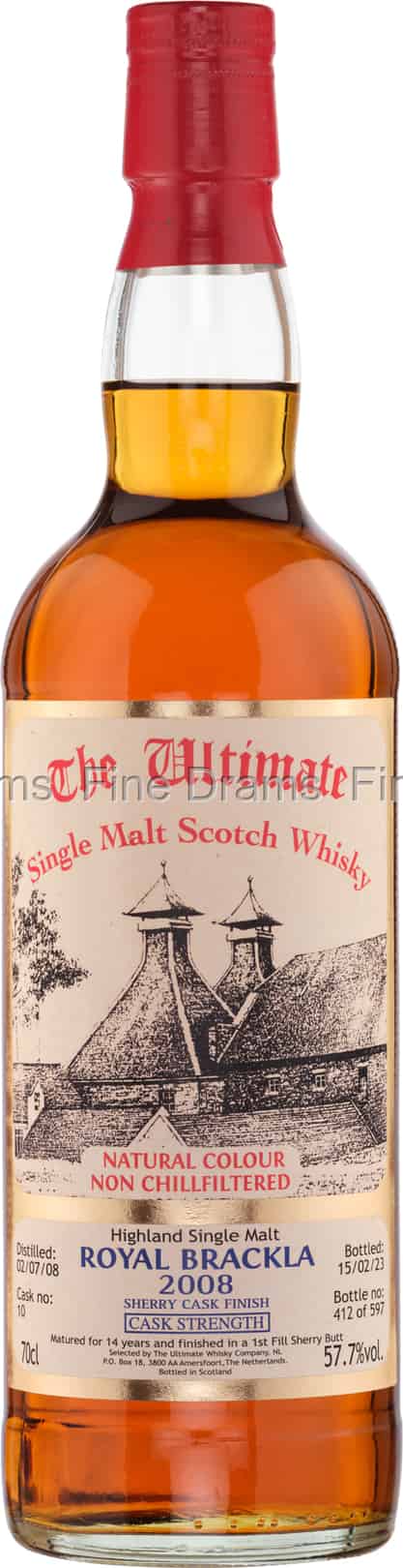 Royal Brackla 14 Year Old 2008 Cask 10 The Ultimate Whisky Company 70 cl 577