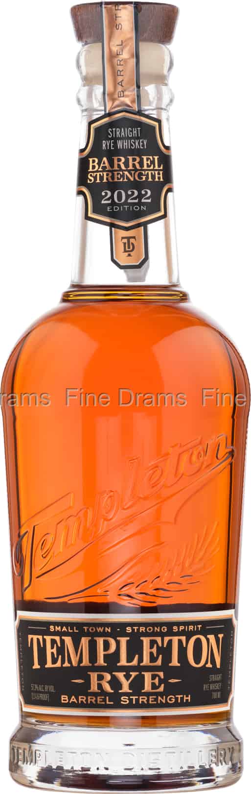 Templeton Rye Barrel Strength 2022 70 cl 573