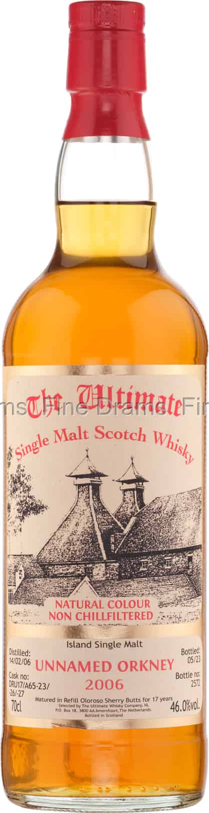 Unnamed Orkney 17 Year Old 2006 Cask DRU17A65232627 The Ultimate Whisky Company 70 cl 46