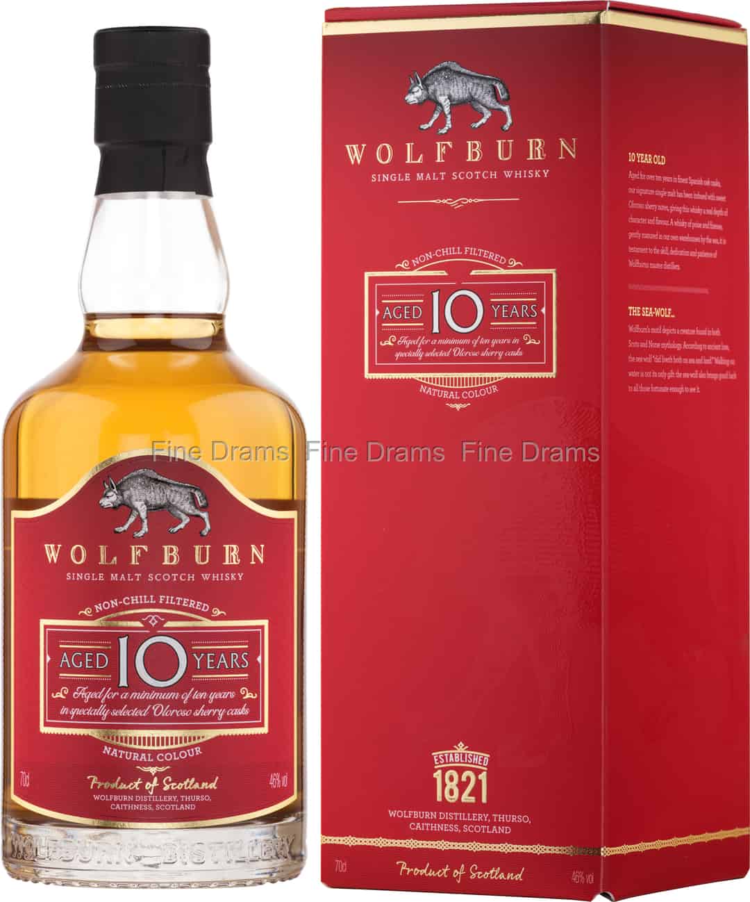 Wolfburn 10 Year Old 70 cl 46