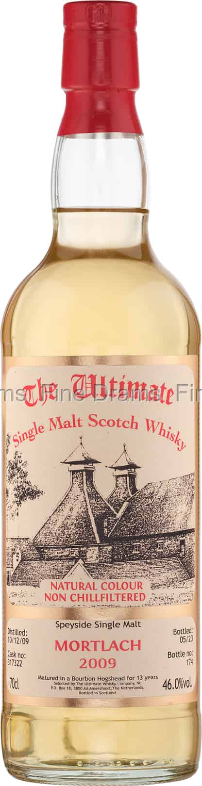 Mortlach 13 Year Old 2009 Cask 317322 The Ultimate Whisky Company 70 cl 46