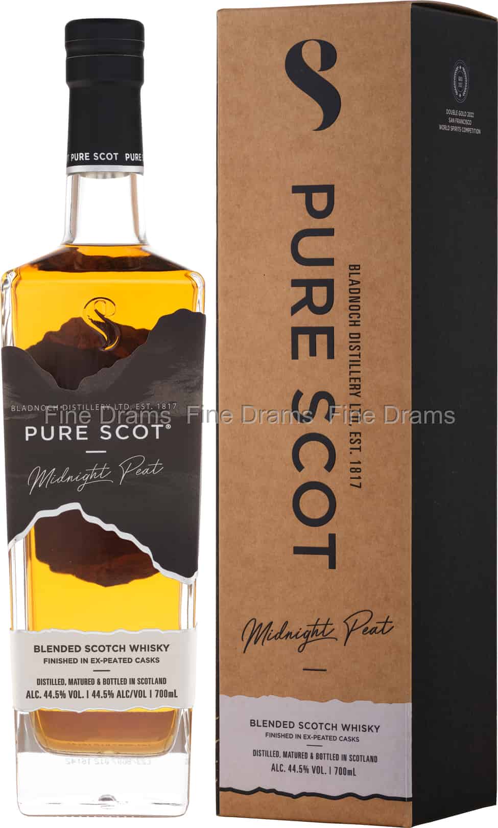 Bladnoch Pure Scot Midnight Peat 70 cl 445