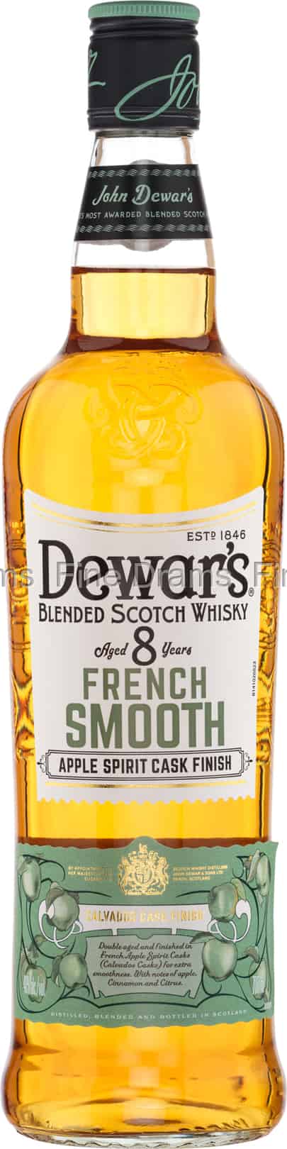 Dewars 8 Year Old French Smooth 70 cl 40