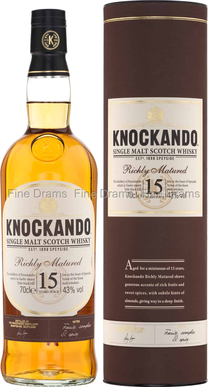 Knockando 15 Year Old Richly Matured 70 cl 43