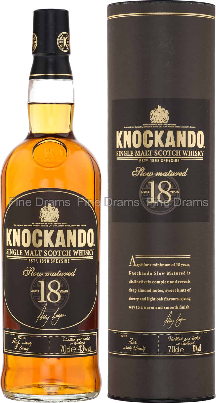 Knockando 18 Year Old Slow Matured 70 cl 43