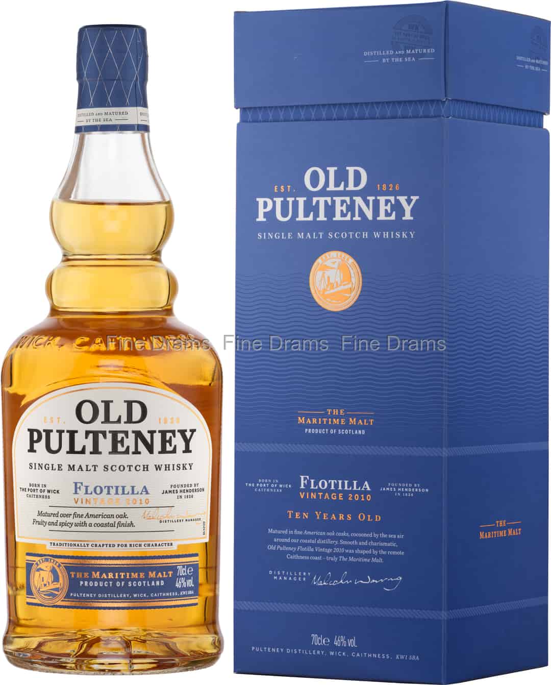 Old Pulteney 10 Year Old Flotilla 2010 70 cl 46