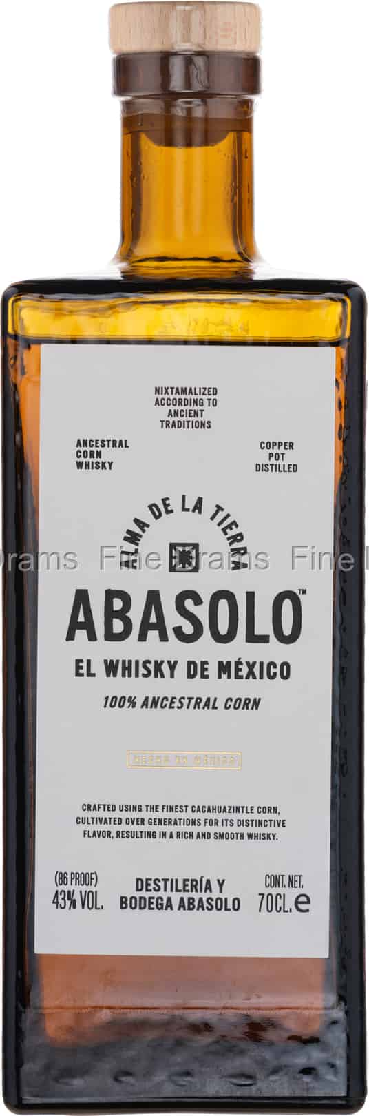 Abasolo Mexican Corn Whiskey 70 cl 43