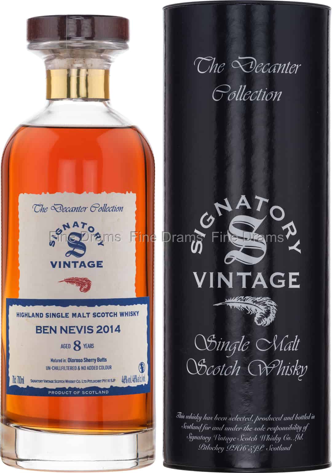 Ben Nevis 8 Year Old 2014 Signatory Ibisco Decanter 70 cl 46