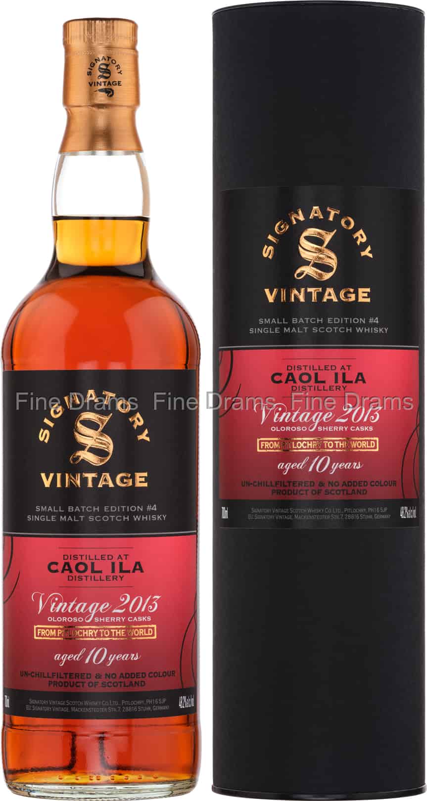 Caol Ila 10 Year Old 2013 Small Batch Edition 4 Signatory Vintage 70 cl 482